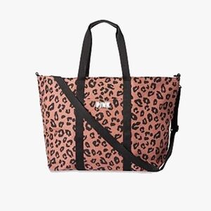 PINK Victoria's Secret Leopard Print Tote